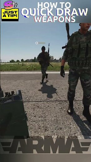 WEAPON WHEEL 💪 Arma Reforger Tip: Master Gun Controls: Holster, Switch, & Equip! #gaming #fyp