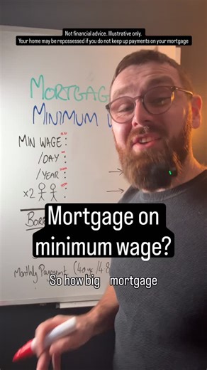 Minimum wage is getting another bump. And while this might cause problems for small business… It does mean that a couple on minnumum wage can almost afford the average home (around £275k). The rough max mortgage is £236k. The main caveat here is that this assumes: -perfect credit -no debts -no kids -no major outgoings As soon as you introduce any of these - maximum borrowing might fall hard and fast. That being said. It can be done! Do you think minimum wage sits at the right level at £12.71 for