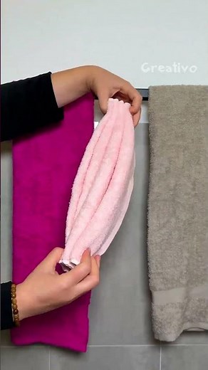 Hoe maak je een prachtige strik met een handdoek 🤩💖