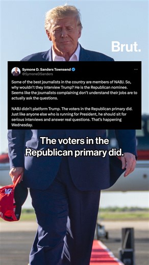 5.1K views · 39 reactions | The National Association of Black Journalists is facing backlash for interviewing Donald Trump. Here's what we know... | Brut | Facebook