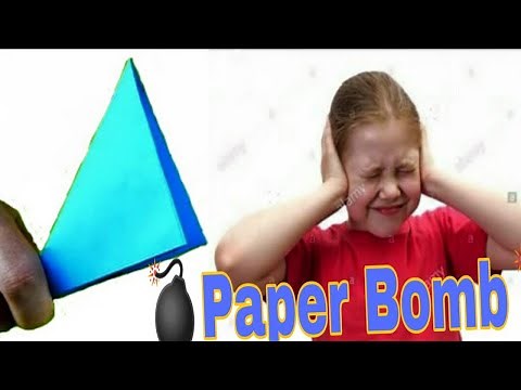 How To Make a Paper Bomb / Origami paper bomb / DIY Cool Origami