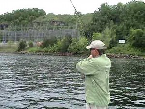 Fly Fishing Bull Shoals Dam , White River, Arkansas