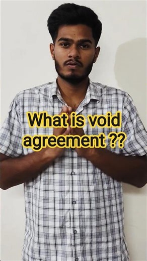 what is void agreement? #llb #lawcareer #lawaspirants #contractlaw #lawyer #advocate #lawstudies