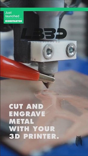 Cut and Etch Metal with YOUR 3D Printer - Liquid Blade 3D #3dprinting #engraving #metalworking