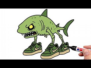 How to Draw Zombie Tralalero Tralala