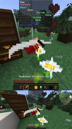 #minecraft #bees #mods #productive