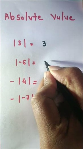 Absolute value #maths #shorts