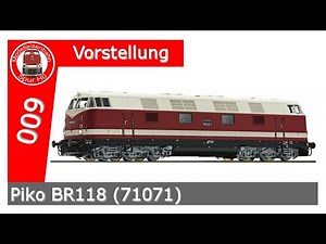 Piko BR118 #71071 digital mit Sound Epoche IV Spur H0 DCC V180 DR