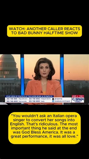 Aaron Parnas on Instagram: "WATCH: Another caller reacts to Bad Bunny's halftime show."