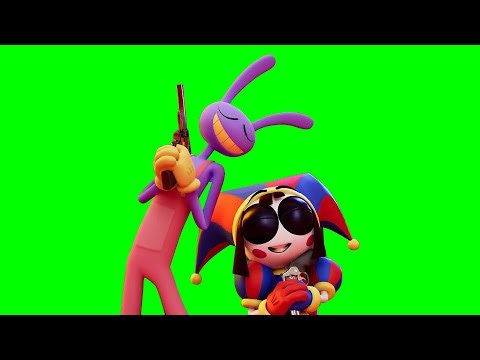 Jax and Pomni sing Daisy Bell Green Screen / The Amazing Digital Circus | TADC