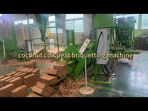 coconut coir peat briquetting machine