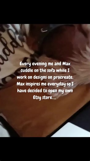 Hi, I’m Chloe, the human behind MaxiPawPrints 🐾 I’m a dog mum, book lover, cozy introvert, and small business owner based in West Yorkshire, UK. MaxiPawPrints was born on my sofa — quite literally. Every evening, you’ll find me cuddled up with my dog Max, a good book, or my iPad, creating designs while he snores beside me. One day, it clicked: what if I could turn the things I love most — dogs, books, and cozy living — into something meaningful? And that’s how MaxiPawPrints came to life.