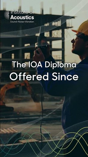 Diploma in Acoustics & Noise Control (2026-7) (1/6)