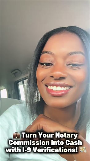 Want to make more money with your notary commission? 💼 My I-9 Verification Course teaches you how to offer this high-demand service and get paid helping people get hired no extra license required! Inside the course, I break down the I-9 form step-by-step, so you’ll confidently understand and verify the required documents. Perfect for notaries looking to expand their income and skillset. 📲 Check the link in my bio to enroll and start earning with I-9s today!#i9employmentverification #notary #mo