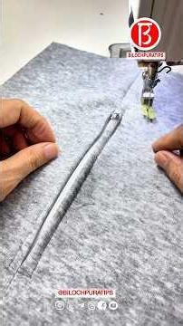 Pillowcase and duvet cover tutorial Easy zipper installation