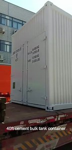 40 ft 50CBM Cement Tank Container Gypsum Powder Intermodal Transport Powder Tanker Container