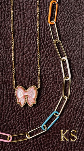 The perfect neck stack, featuring the NEW Haley bow pendant! 🎀✨ Reversible and adorable— wear the newest bow style with your favorite layers, or style solo for a sweet, girly statement! Shop the Haley bow and all the newness now: https://bit.ly/46O0fqZ | Kendra Scott