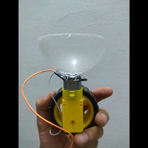 Arduino Self balancing robot with just single motor