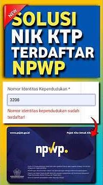 Saya Belum Daftar NPWP, Kok Bisa NIK Sudah Terdaftar di e-Reg?