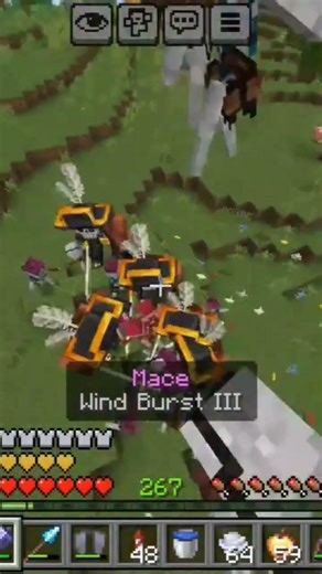 #MINECRAFT IN THE MACE 🤕 POWER FULL 🌝 THE 1VS22 PVP FIARE