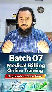 Medical Billing Online Training Batch 07 | Live Practical Lectures | Job & Guide | Registration Open