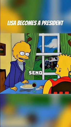 Lisa becomes a president. #thesimpsons #lisasimpson