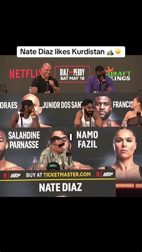 Real recognize real 💯 #natediaz #kurdistan | Nate Diaz