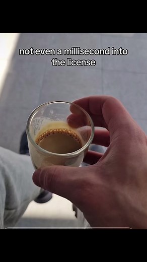 License Shock: Not Even a Millisecond In!