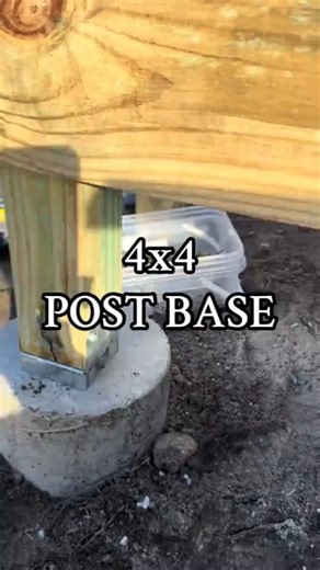 4x4 Post Base #construction #renovation #diy #homerenovation | Walsh
