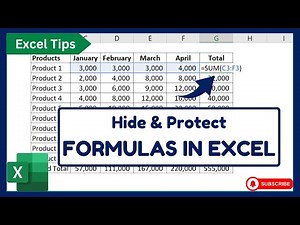 Hide and Protect Formulas in Excel || Excel Tips and Tricks || Urdu / Hindi