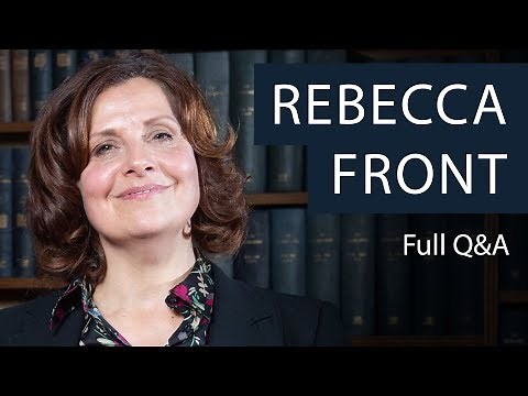 Rebecca Front | Full Q&A at The Oxford Union