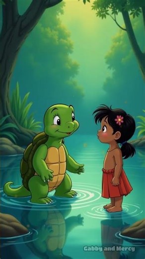 Meet The Turtle Who Could Talk! 🗣️🐢 A Magical Story | Gabby and Mercy | kids stories | Bedtime Sto