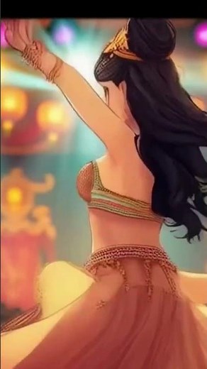 Cartoon Belly Dance Performance | Fun & Festive Animation