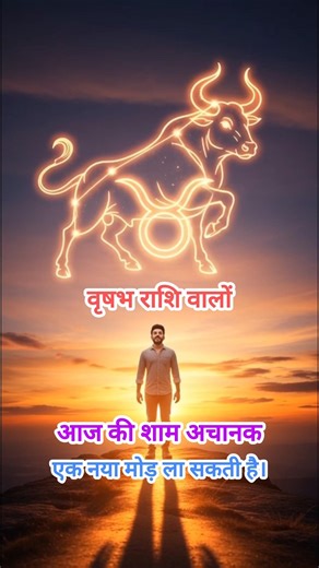 वृषभ राशि 🌆 आज शाम नया मोड़ | Vrishabh Rashi Today
