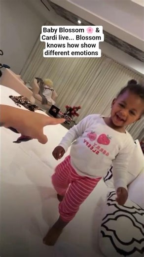 Baby Blossom 🌸 & Cardi live... Blossom knows how to show different emotions