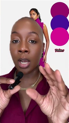 Think the magenta color looks great on others? Try wearing this palette by Mikara Reid.