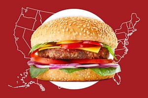 The Most Popular Burger in Each State, According to Millions of DoorDash Orders
