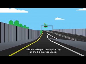 How to hop on the 495 Express Lanes from eastbound I-66