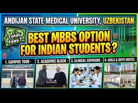 MBBS in Uzbekistan 2026 | Andijan State Medical Institute Full Campus & Hostel Tour (NMC Approved)