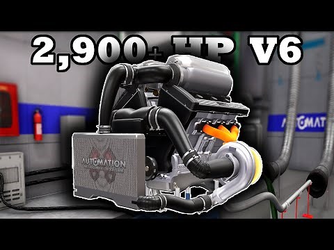 The Most Powerful V6 Engine Ever | Automation The Car Company Tycoon Game