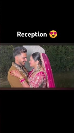 reception 🥰 #rachitrojha #sibbugiri #couple #newlymarried #lovestory#romantic #couplegoals#love