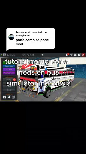 Cómo instalar y usar mods en Bus Simulator Indonesia