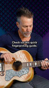 Quick Fingerpicking guide 🖐️#guitarlessons #guitar | Your Guitar Sage