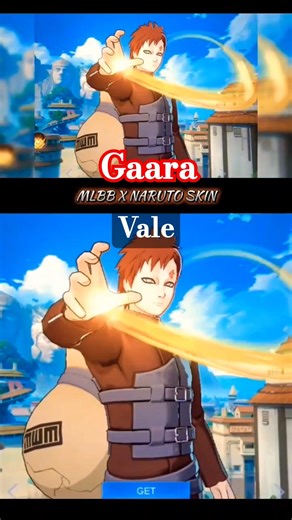 vale mlbb x naruto skin Gaara / free skin / vale mobile legends #shorts #short #mobilelegends #mlbb