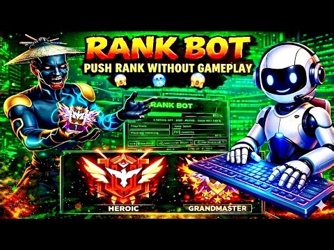 ✅FREE FIRE RANK BOT WEBSITE REVEALED 🤖🔥| PUSH RANK WITHOUT GAMEPLAY 🔥 RANK BOT WEBSITE ✨ NSK BOT 👋🏻