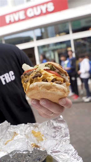 787K views · 7.6K reactions | Five Guys In Cambridge  | Food Review Club | Facebook