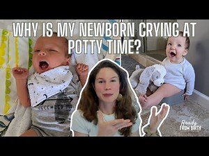 Newborn baby CRYING every time you offer the potty? Here's how to fix it.