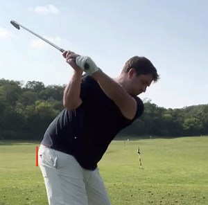 No Turn Cast Backswing;  swing so flat, just can’t get shaft vertical!