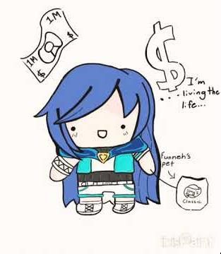 Random drawing of Funneh or Kat I LOVE YOU KREWWW🥹❤️‍🩹✌️