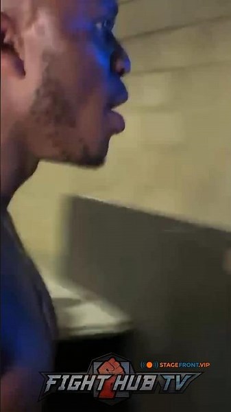 ANGRY KSI after disputed loss to Tommy Fury fumes to locker room!